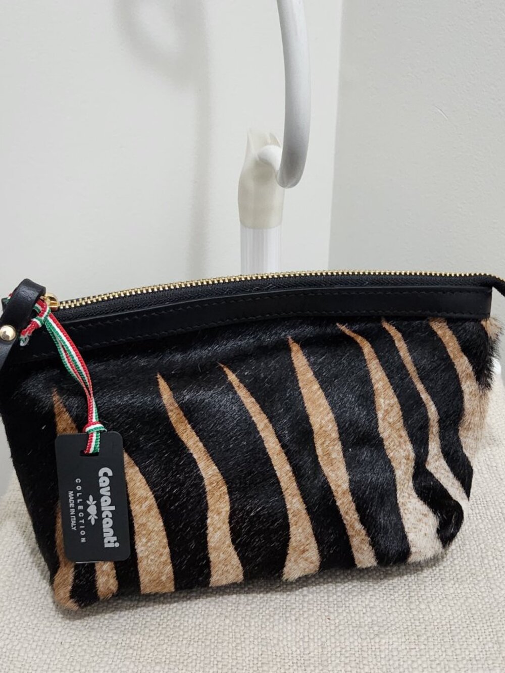 Leather wristlet Made in Italy